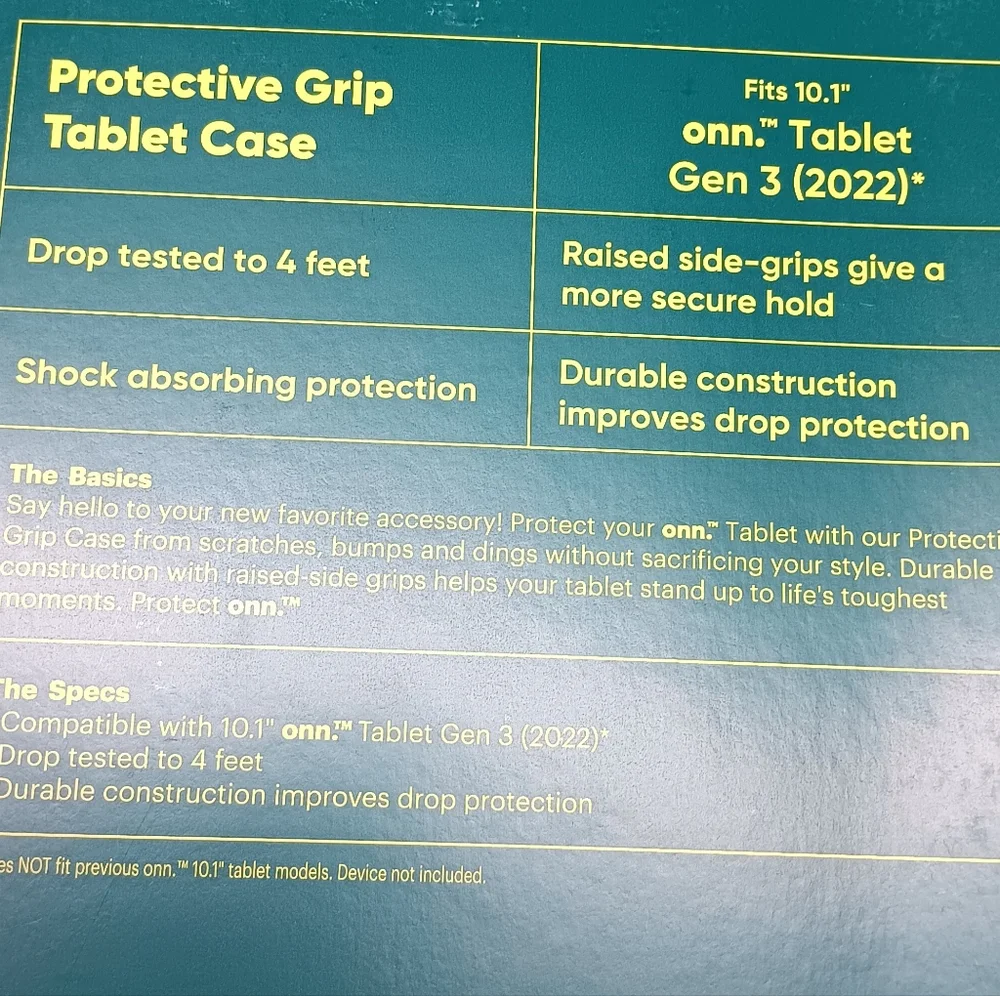 Protective Grip Tablet Case for 10.1